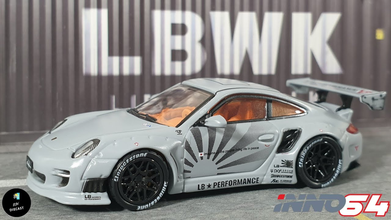 Porsche 997 Liberty Walk LB Fighter Grey Matte by Inno64