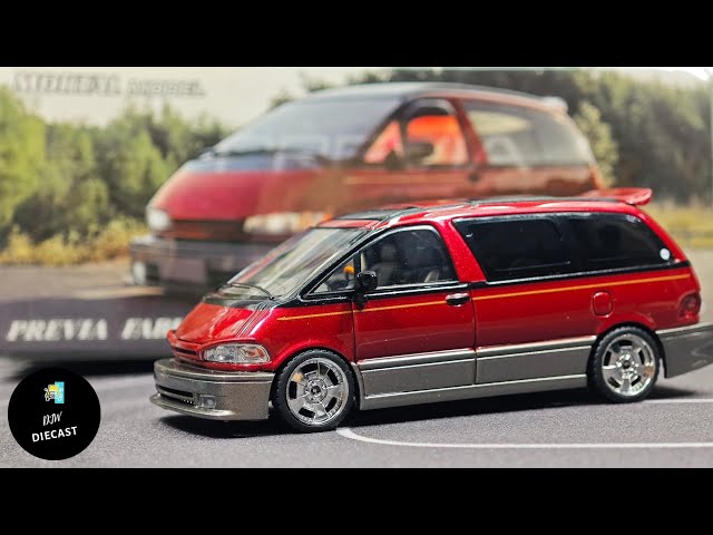 Toyota Previa TCR10 Fabulous Red Grey APA XPO 2025 by Mortal Model
