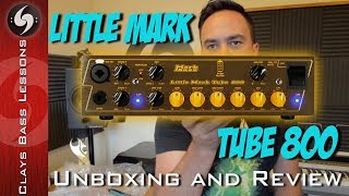 MARK BASS Little Mark Tube 800 UNBOXING and REVIEW - YouTube
