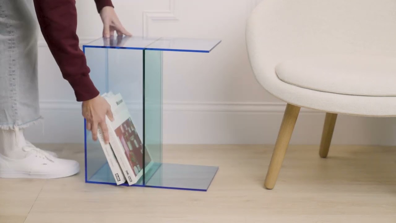 Two-Way サイドテーブル オレンジ／ピンク(オレンジ/ピンク)：ホーム