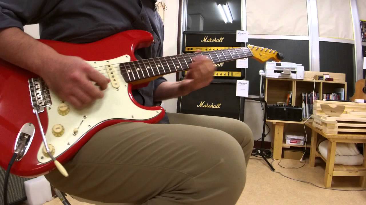 Fiesta Red Fender Japan '62reissue Stratocaster ST62-TX USA Texas