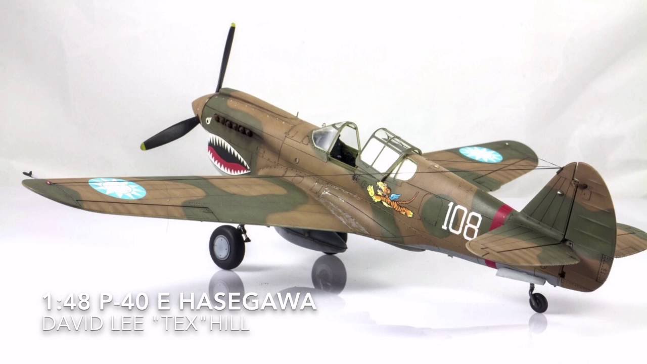 How to build Hasegawa's P-40E 1:48 Part 1 - YouTube