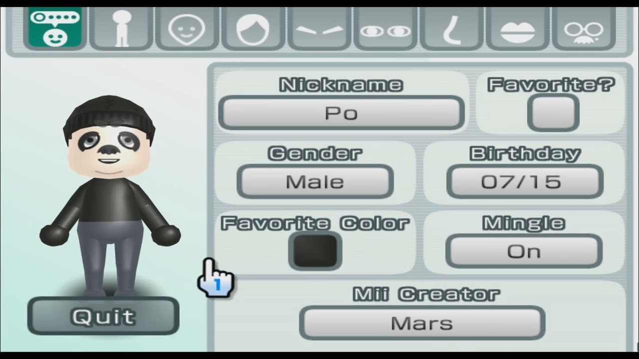 Po - Kung Fu Panda - Mii 672 - YouTube