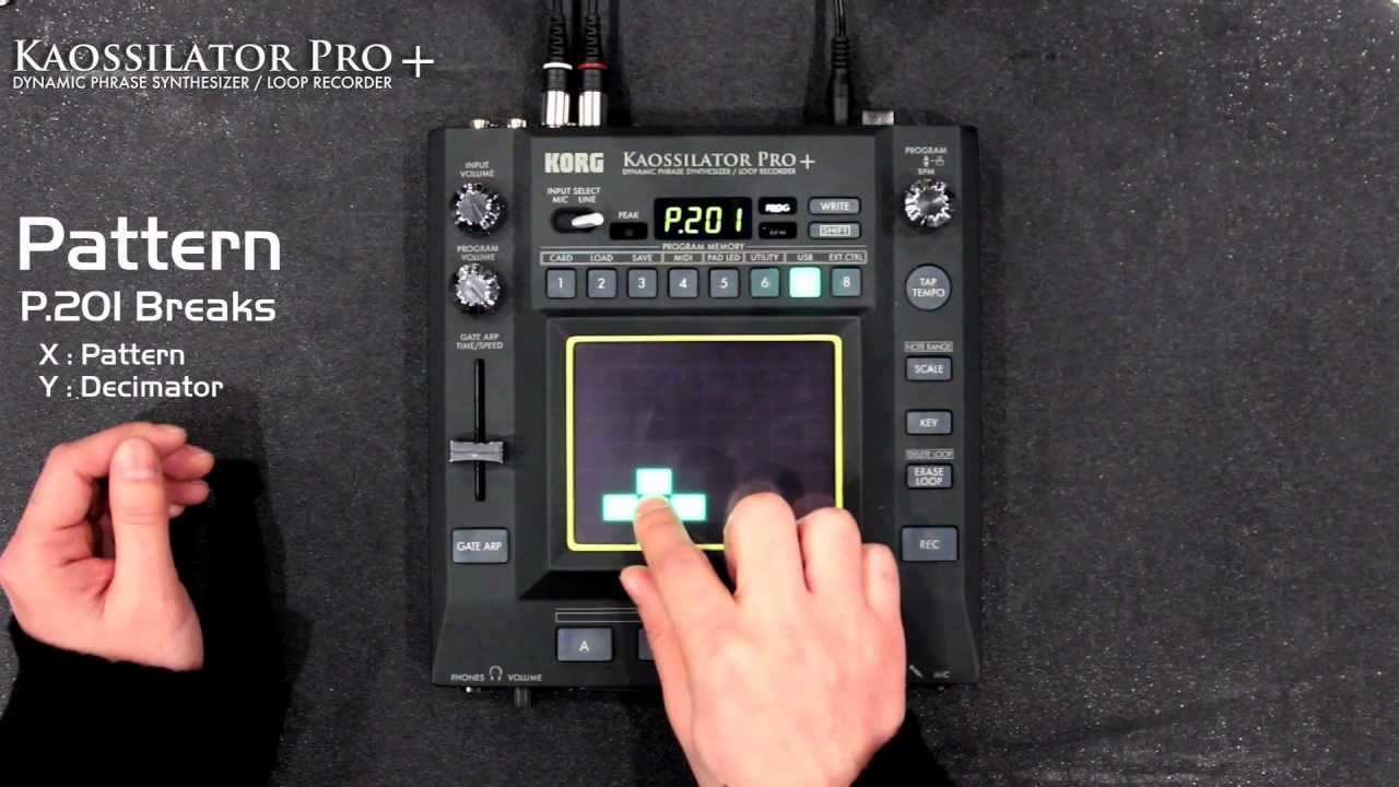 Features | KAOSSILATOR PRO+ - DYNAMIC PHRASE SYNTHESIZER/LOOP