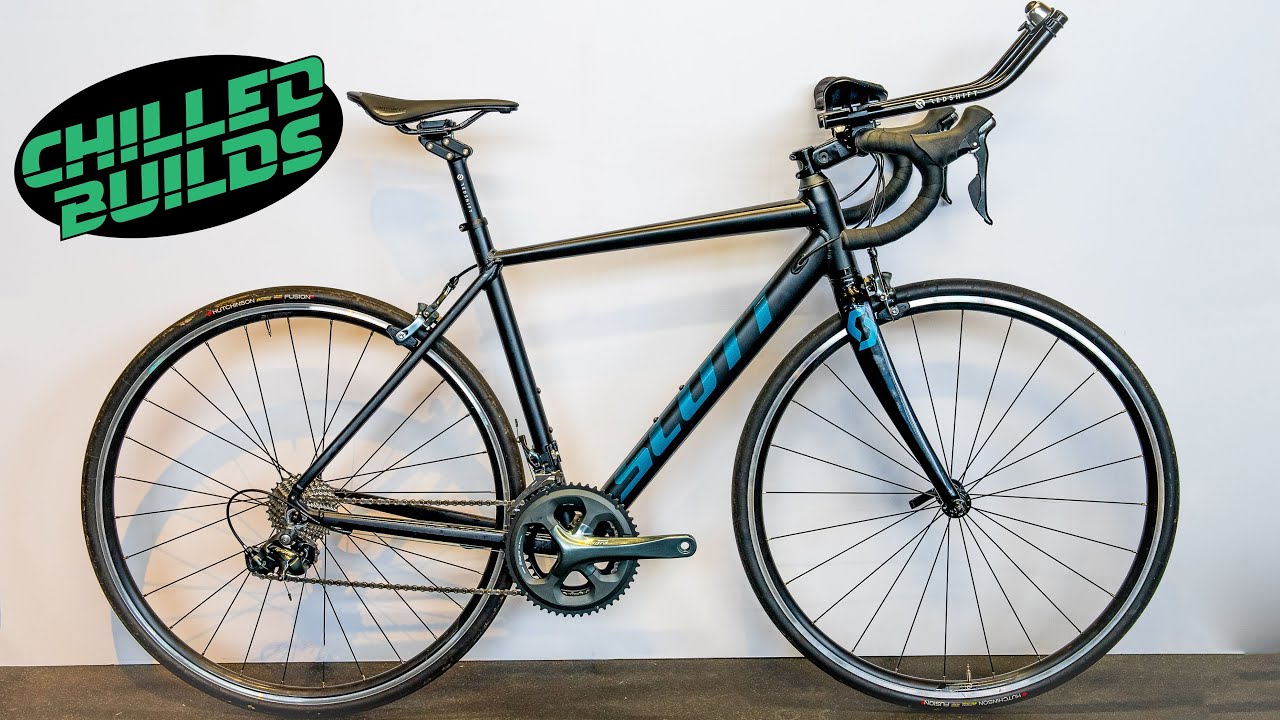 Cade Media's Scott Speedster, Shimano Tiagra Build. - YouTube