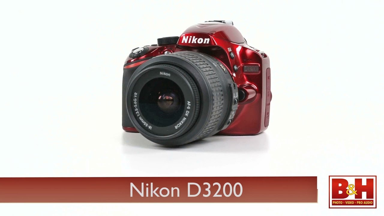 Nikon D3200 DSLR Camera with NIKKOR 18-55mm Lens 25492, Nikon
