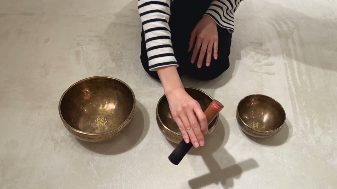 新・鍛造スペシャル・シンギングボウル3点セット（小・小中・中