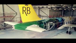 ホーム画面 4機ロイヤルブルネイ航空とウズベキスタン航空とケニヤ航空