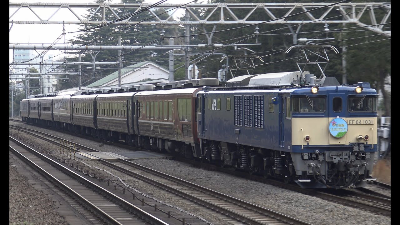 EF64 1031+12系（SLばんえつ物語客車）急行 伊豆・箱根ものがたり号