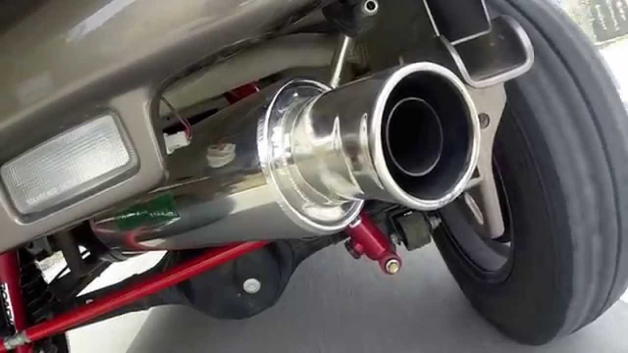 アピオ JB23用・静香御前マフラー - YouTube