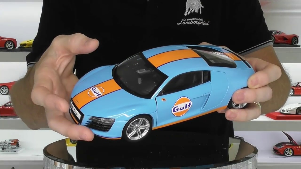 アウディ R8 ガルフ 1/18 京商