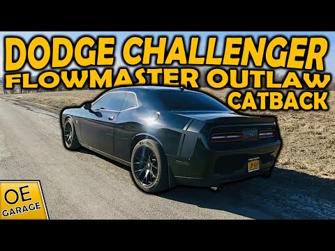 Challenger R/T Scat Pack with Flowmaster Outlaw Series Catback