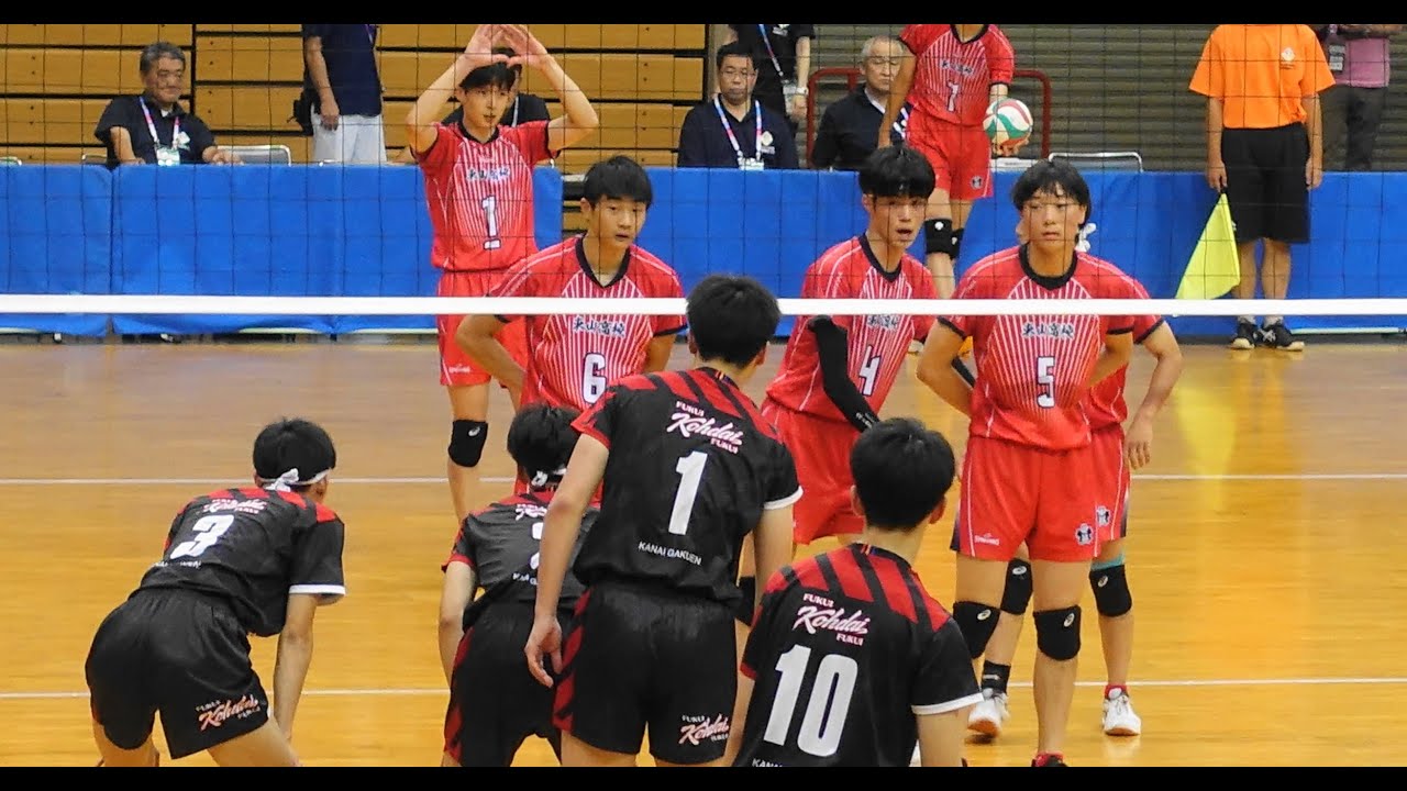 東山 vs 福井工大福井 第2セット 高校男子バレーボール インターハイ