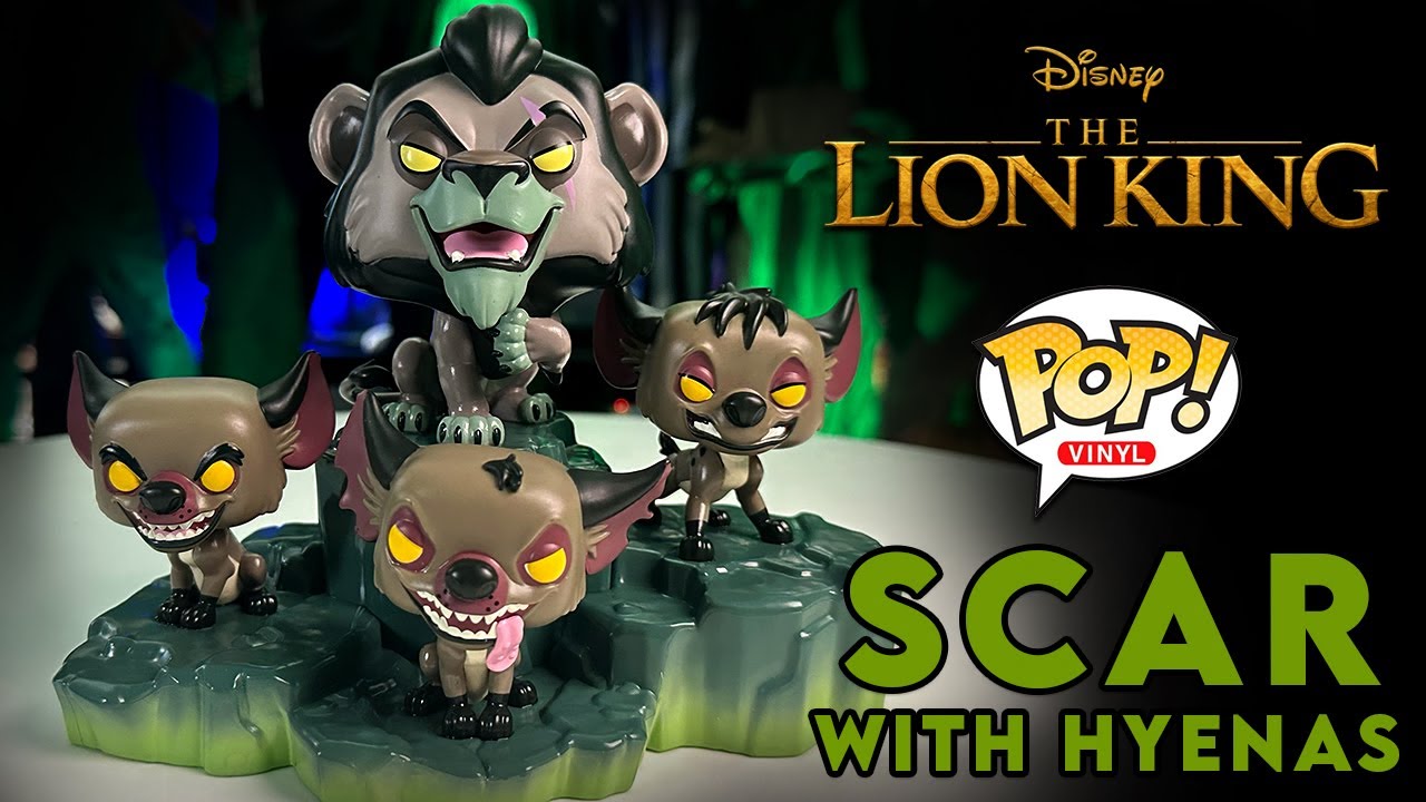 Lion King Funko Pop Moment Scar with Hyenas Unboxing - YouTube