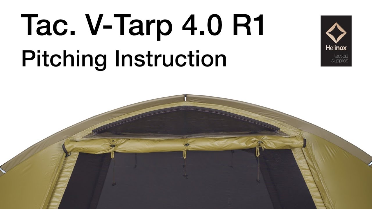 INSTRUCTION] Helinox V-Tarp 4.0 R1 - YouTube