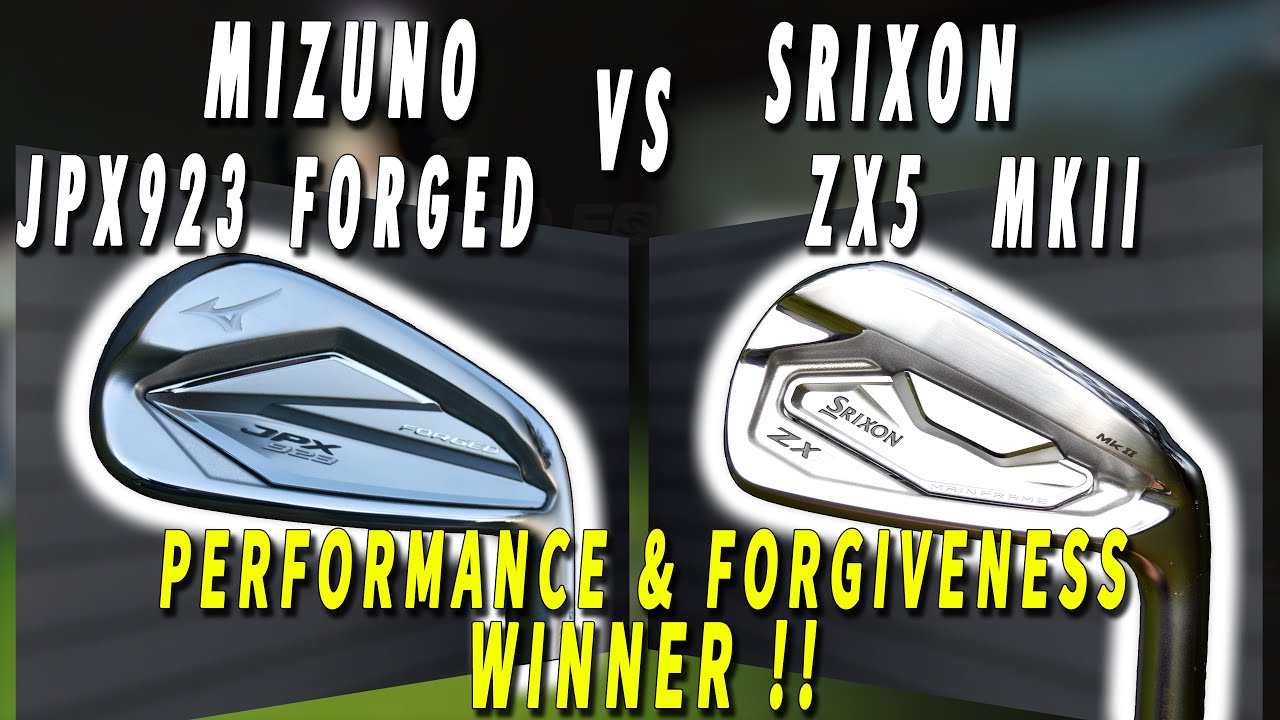 Mizuno JPX923 Forged vs Srixon ZX5 MKII HEAD to HEAD - YouTube