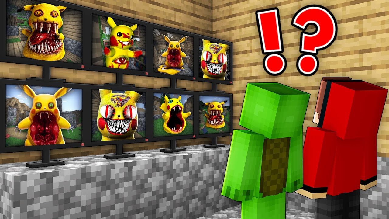 How did Mizen and Mikey get caught by a scary Pikachu? - YouTube