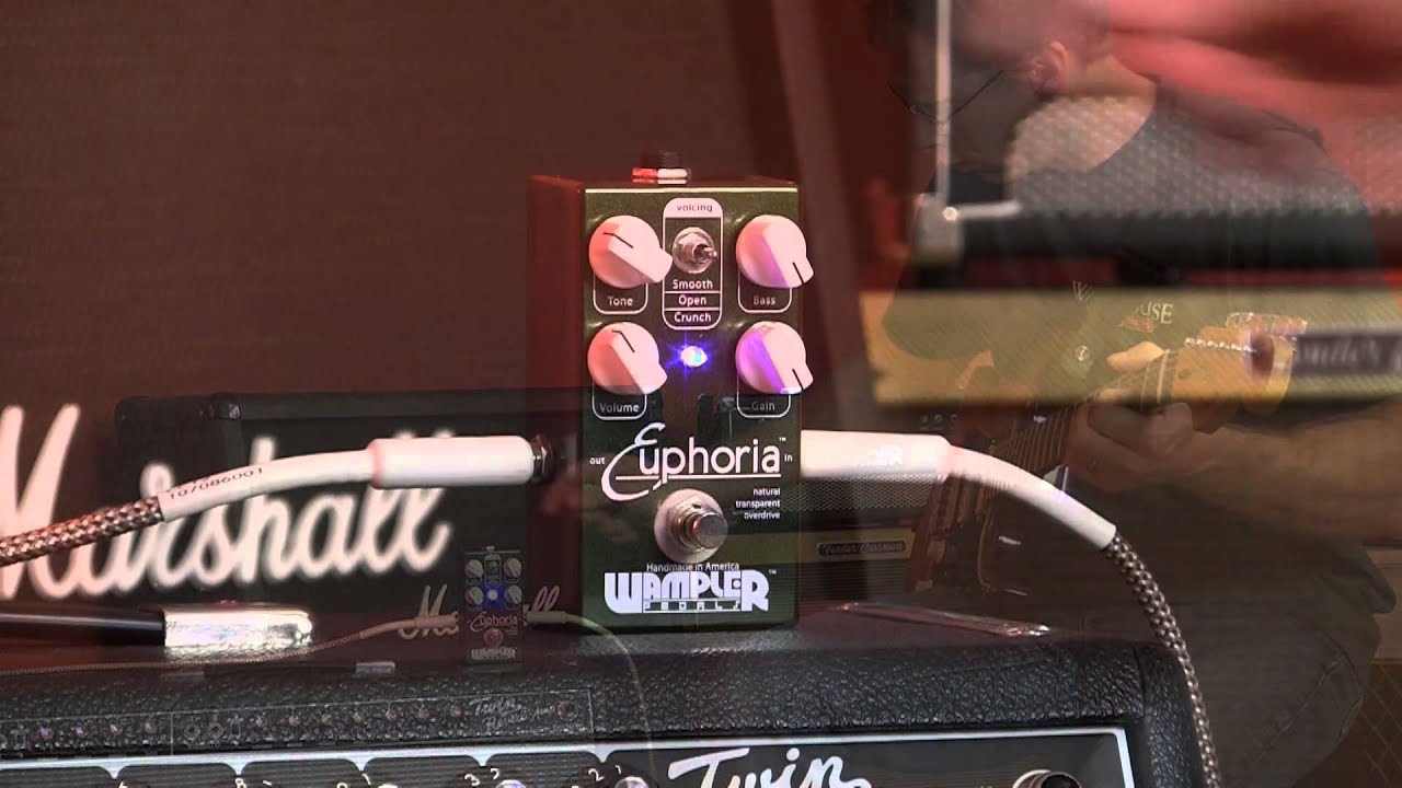 Wampler Euphoria Overdrive Pedal, John Mayer Tones - YouTube
