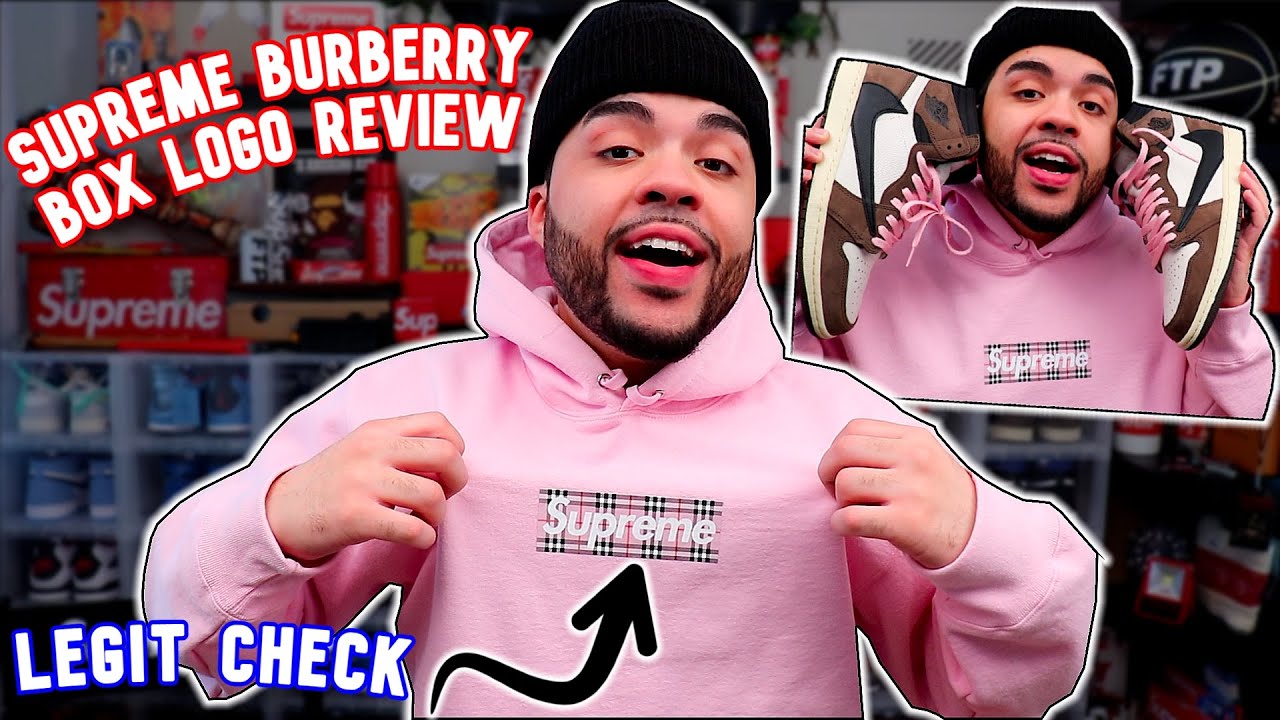 Supreme SS22 Burberry Box Logo Hoodie REVIEW + UNBOXING & How To