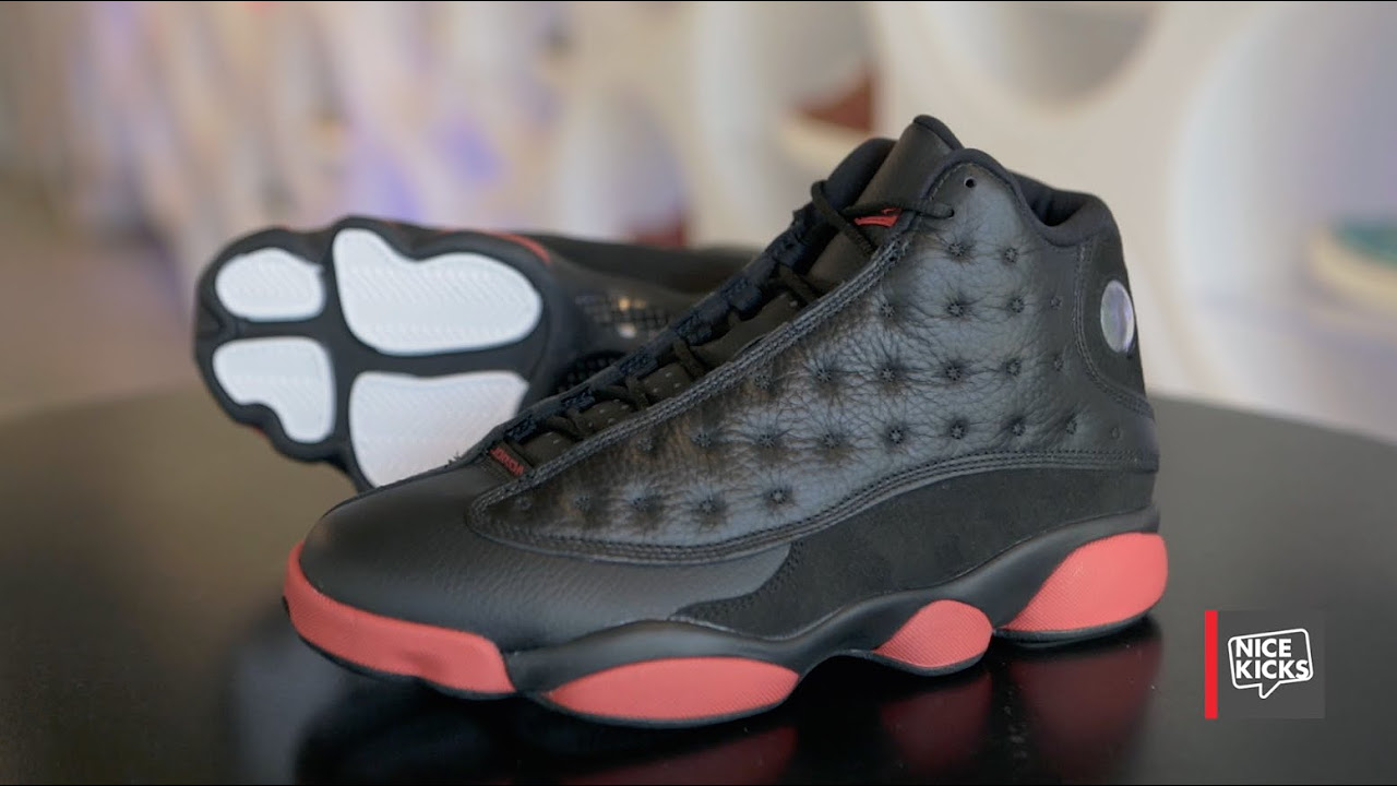 Air Jordan 13 Black/Gym Red - Unboxing - YouTube