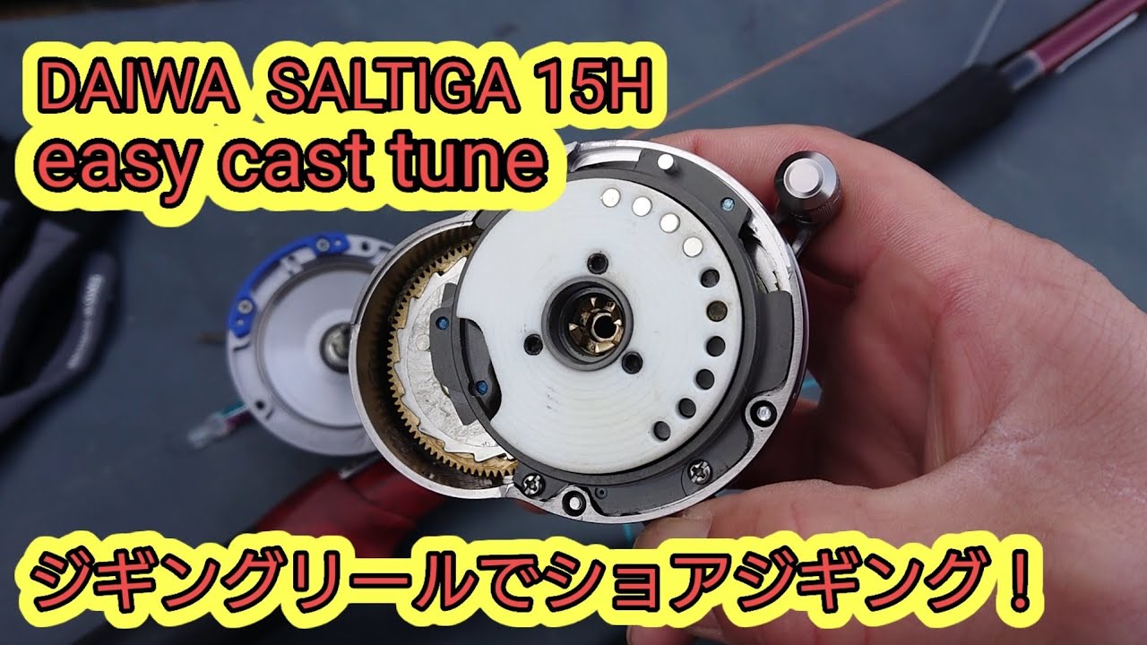 ベイトショアジギング】マグブレーキ化ソルティガで快適ショアジギ計画