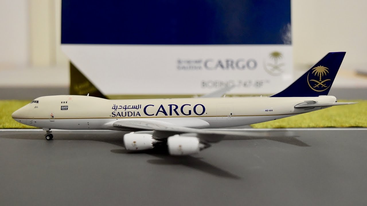 Gemini Jets 1:400 Saudia Cargo 747-8F Unboxing and Review - YouTube