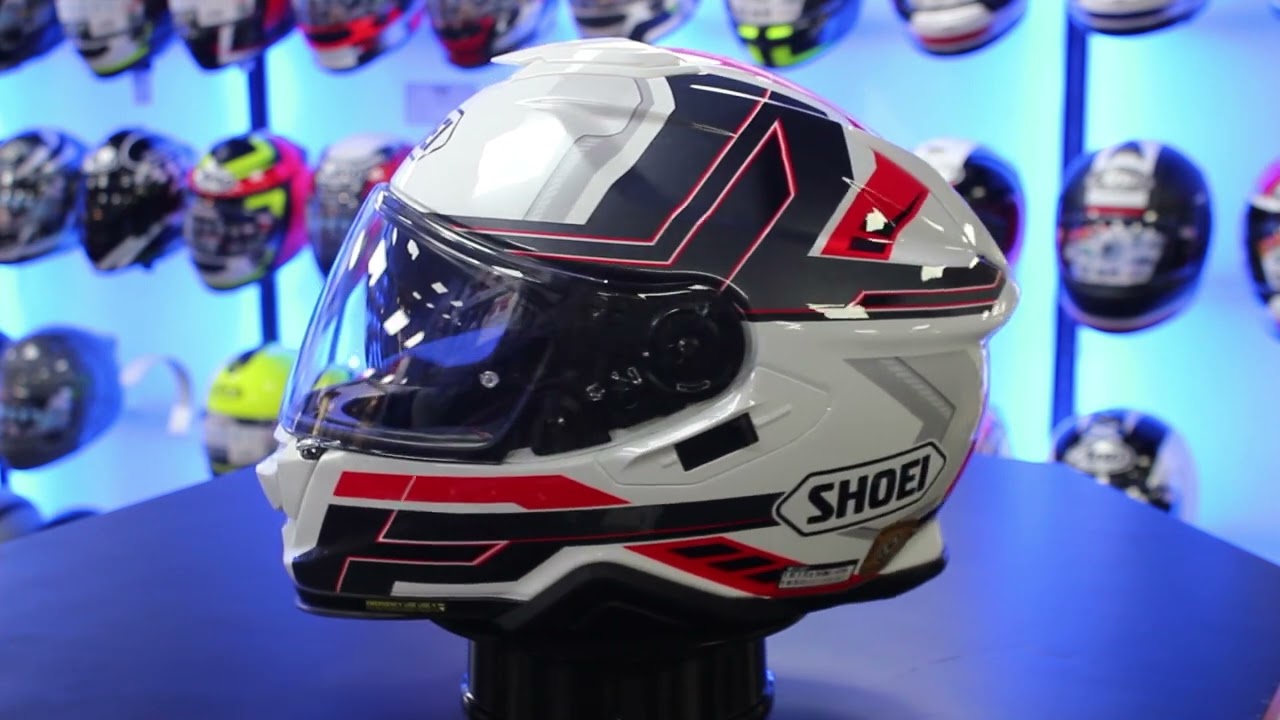 Shoei GT Air 2 Aperture TC6 Helmet (White|Black|Red) - YouTube