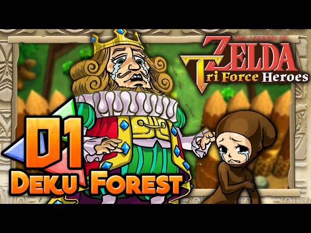 The Legend of Zelda: Tri Force Heroes - Part 1 - Deku Forest - YouTube