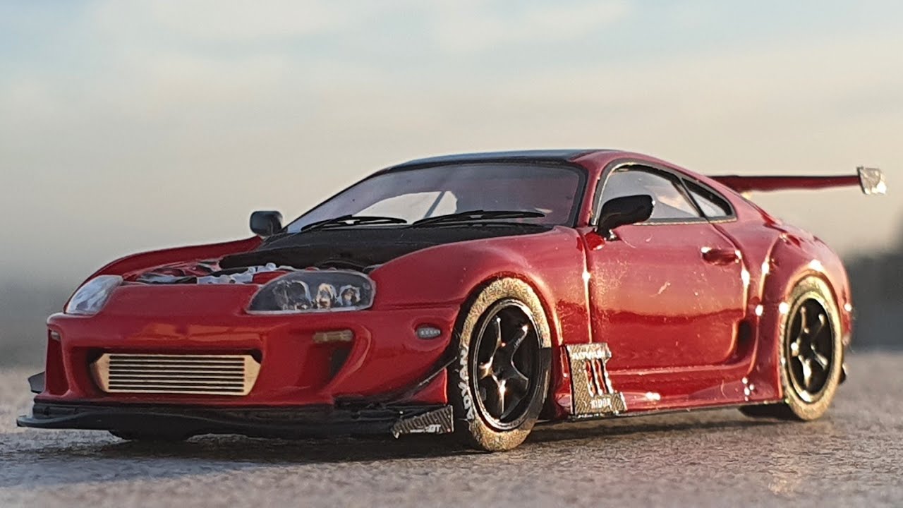 綺麗なカスタムスープラ ignition model 1/64 TOYOTA Supra orido