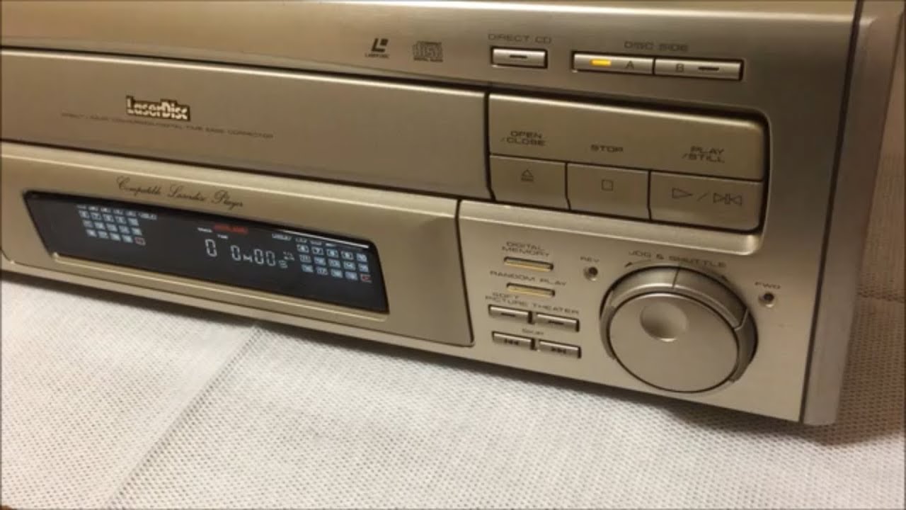 ハードオフでジャンクで買ったLDプレーヤーの動作確認と修理をしてみた