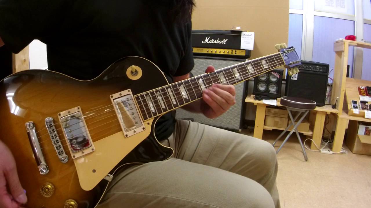 Gibson Les Paul Standard 1995年製 サウンドチェック - YouTube
