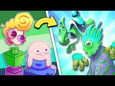 4 Artists Design Monsters with ONLY These Colours - YouTube