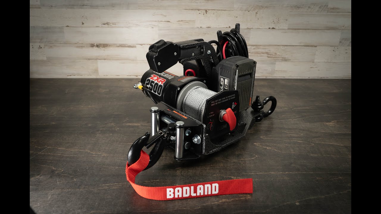 Handheld Portable Winch Chassis V2 - Badland ZXR 2500 Compatible