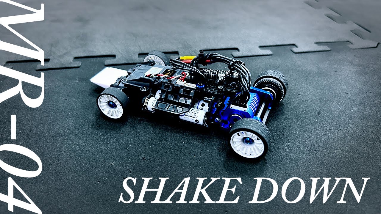 まるで別物！？新型Mini-z MR-04 EVO2をシェイクダウン！ - YouTube