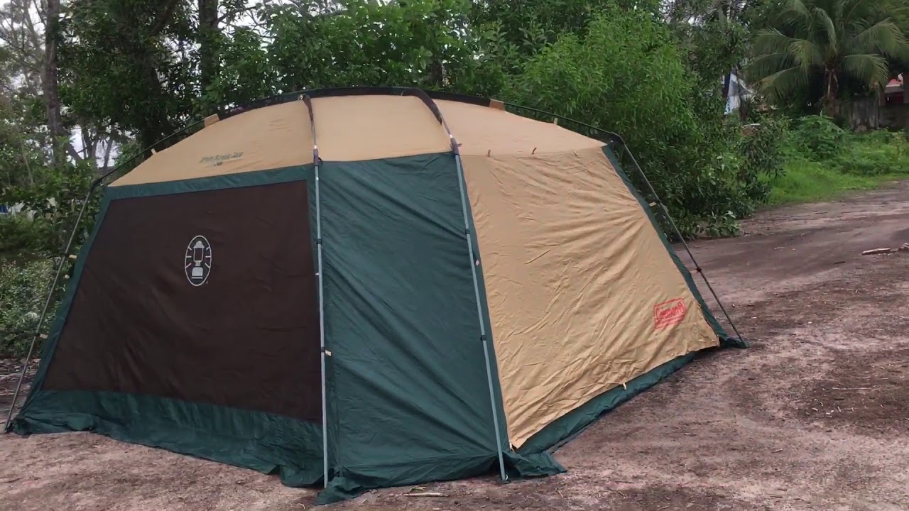 Coleman 3 Pole Screen Tarp Review By Camping with D4Camper - YouTube