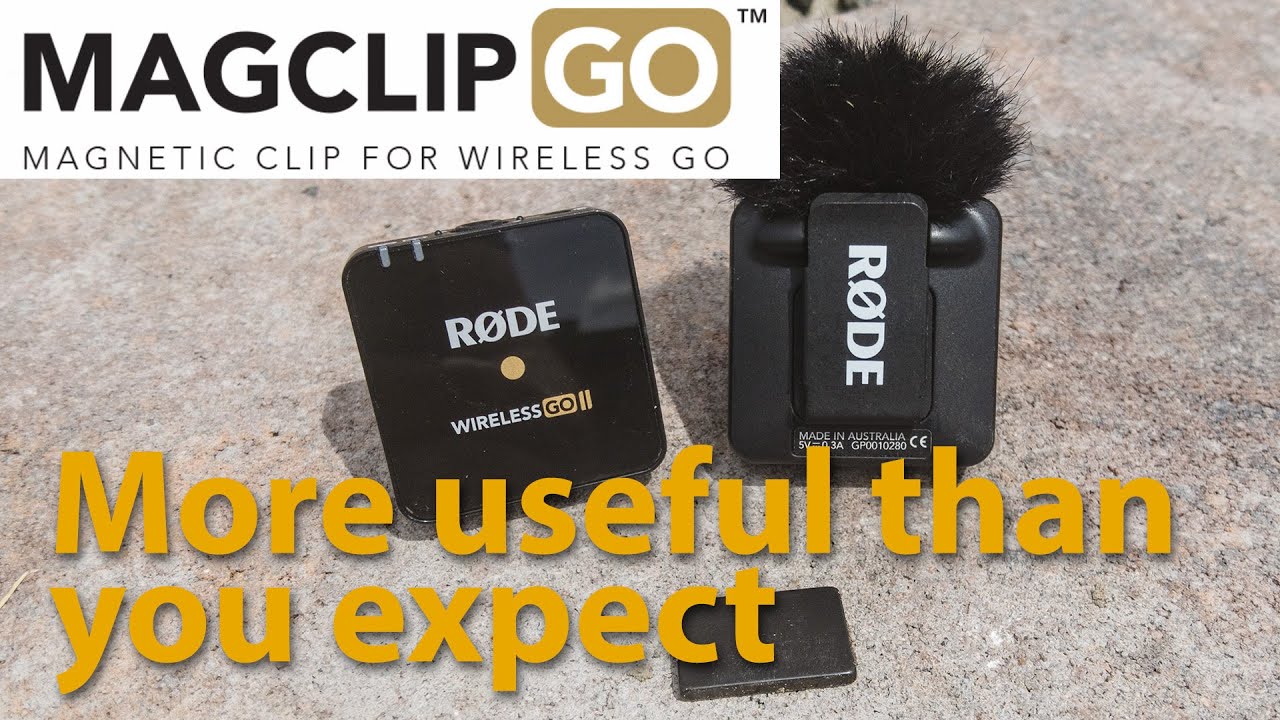 Rode MagClip GO - Not just for the Wireless GO! - YouTube