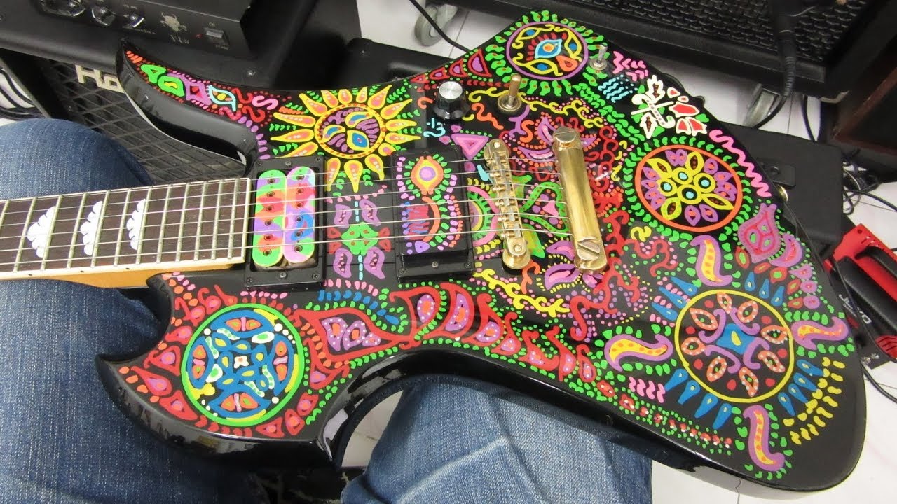 Fernandes Burny MG 120X Hide Signature Guitar - YouTube