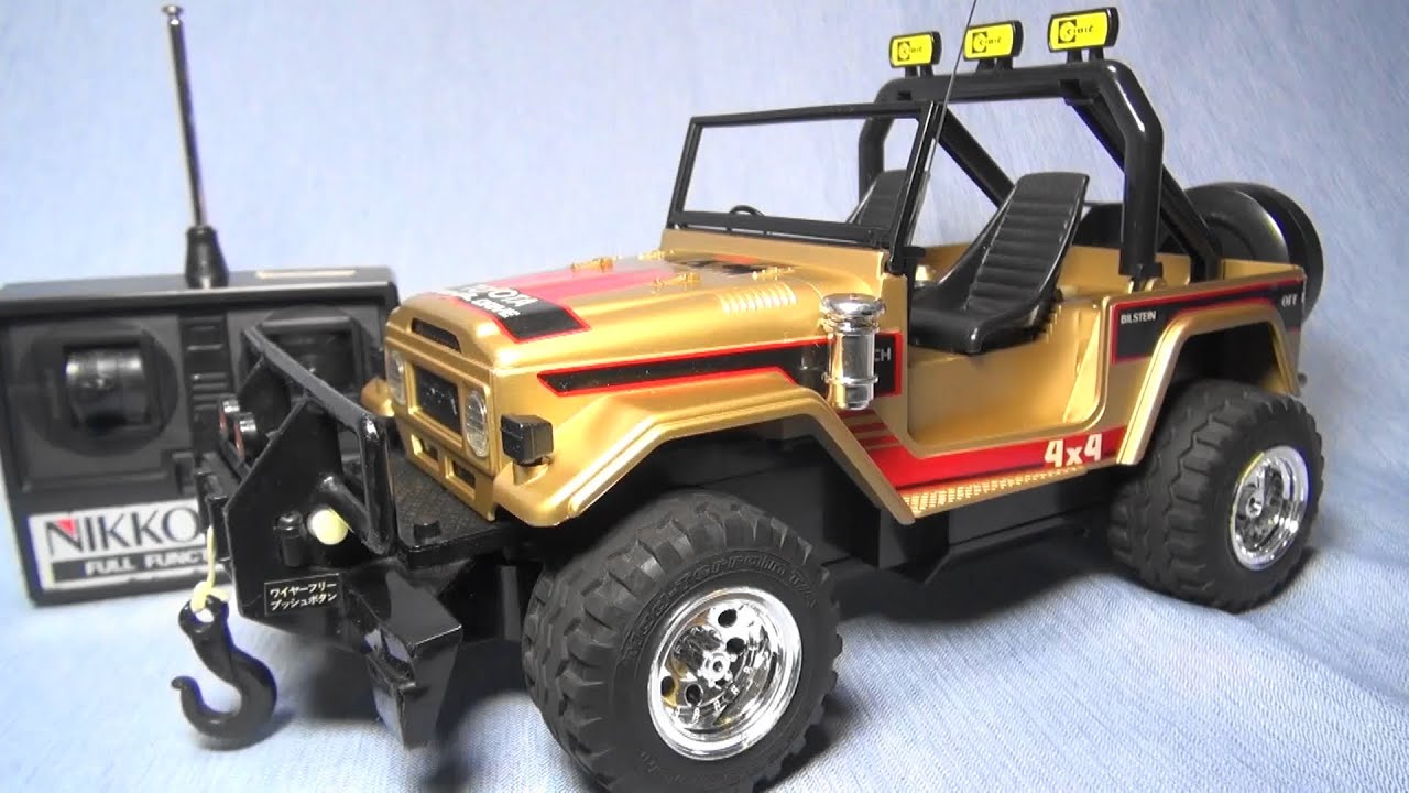 1/16 ニッコー ラジオコントロール ウインチ ランクル 4WD 1984年 昭和