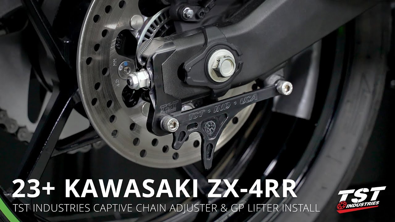 Captive Chain Adjuster & GP Lifter System | Kawasaki ZX-4RR / ZX-4R