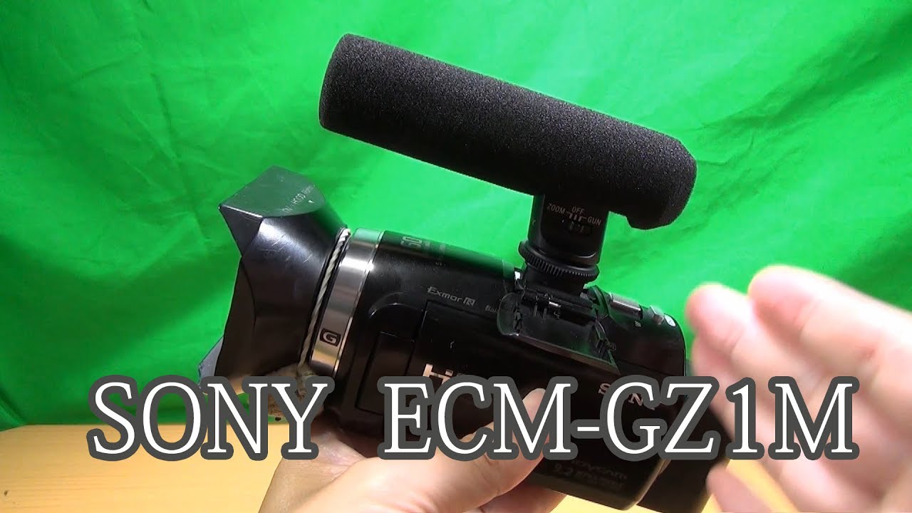 ソニーの外付けガンマイク ECM-GZ1Mを買ってみた 外で色々テスト撮影