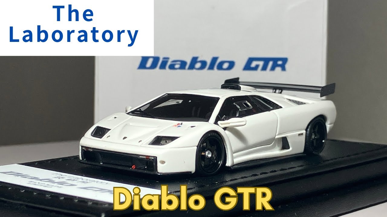 The Laboratory DIABLO GTR White 1:64 scale Resin Model Car - YouTube