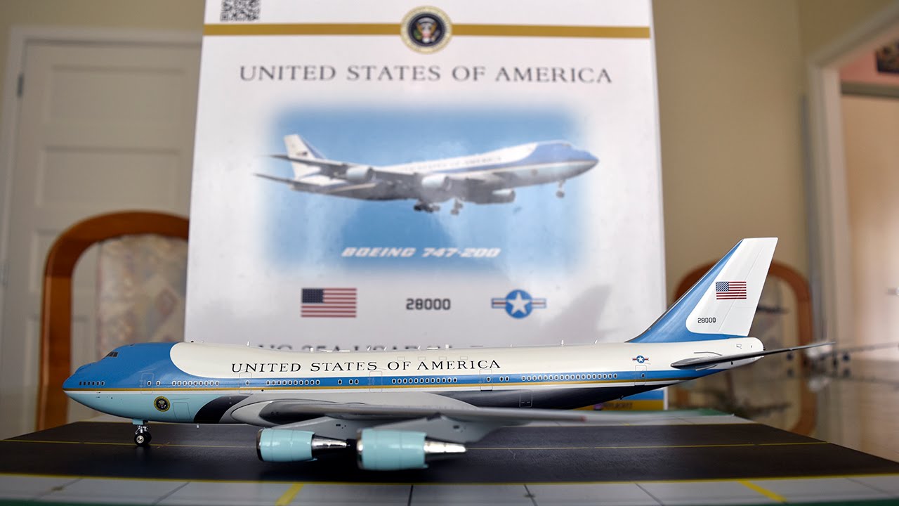 Inflight 1:200 Air Force One VC-25A (747-200B) Unboxing and Review
