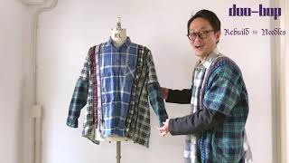 Vol.4512【Rebuild By Needles：7 Cuts Zipped Wide Shirt】｜AUBERGE