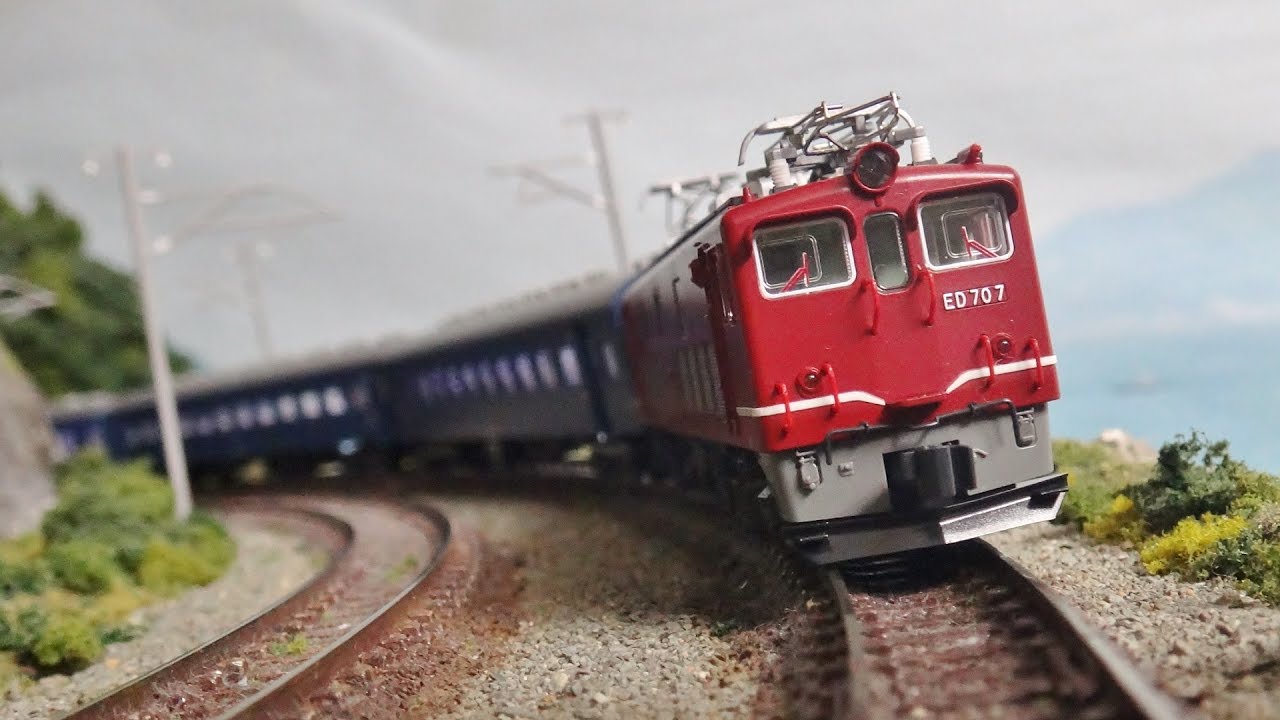 急行 つるぎ［国鉄・ED70形］【鉄道模型・railway model】 - YouTube