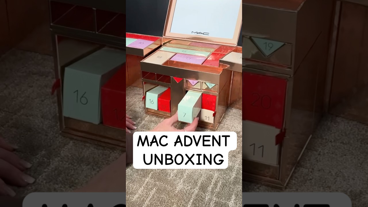 MAC Advent Calendar Unboxing 2025, I Couldn't Wait!! - YouTube