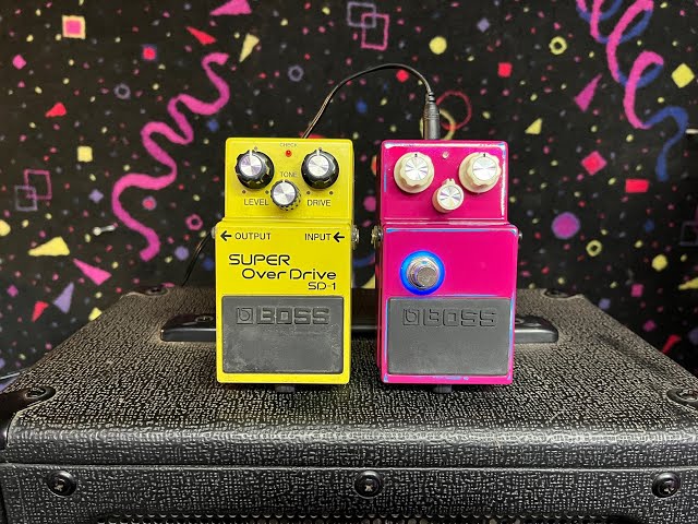 Boss SD-1 (super duper mod) DIY - YouTube