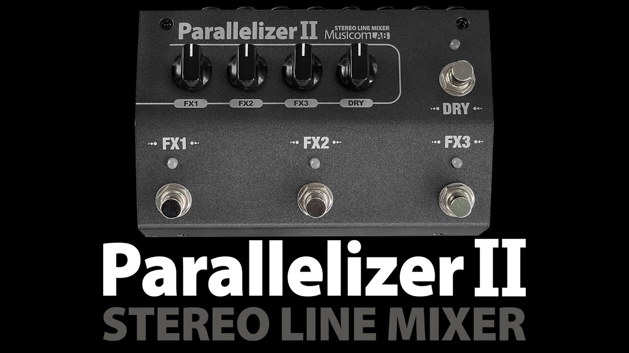 MusicomLAB® PARALLELIZER II - Full Stereo Line Mixer / Blender