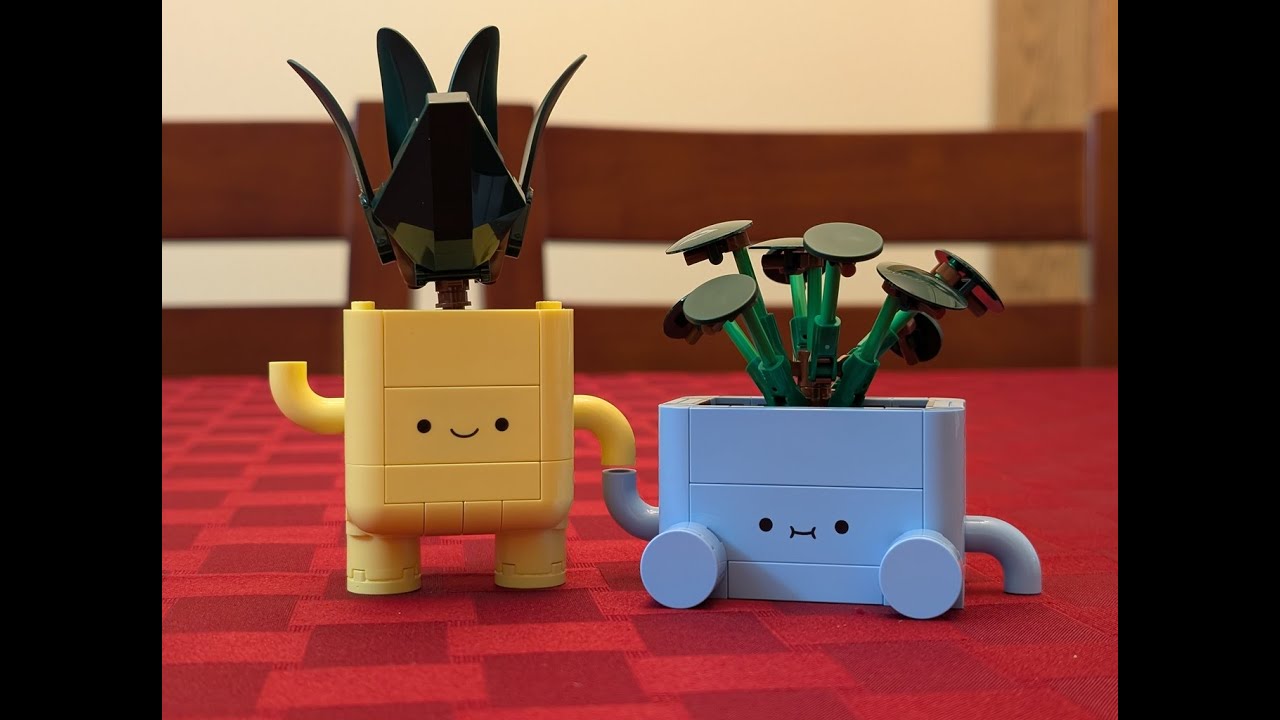LEGO 10349 Happy Plants build in one minute - YouTube
