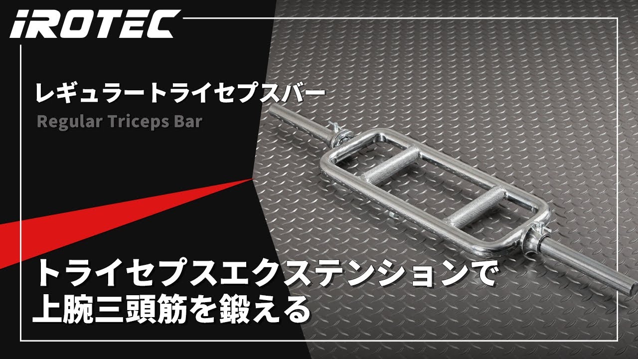 レギュラートライセプスバー【径28mm】 IROTEC (アイロテック)