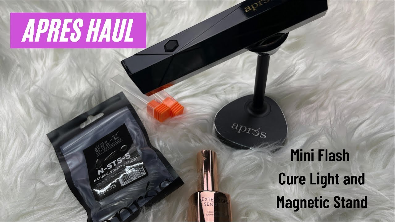 Apres Mini Haul - Omega Flash Cure Light - YouTube